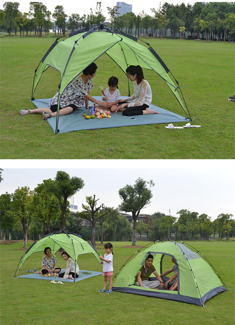 Cheap Goat Tents Fx Outdoor Tent 3 4 Person Automatic Tent Two Person Multi Person Travel Camping Tent Beach Quick Opening Tent  FX112   